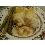 Popietas de lenguado al roquefort
