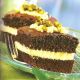 Brownies rellenos de crema