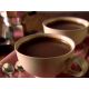 Chocolate en taza frío