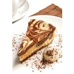 Cheesecake de chocolate marmolado
