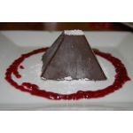 Pirámide de chocolate y ricota