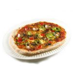 Pizzetones integrales de vegetales y queso por salut