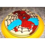 Torta de gelatina (modelo Spiderman)