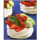 Canastitas de merengue con frutas
